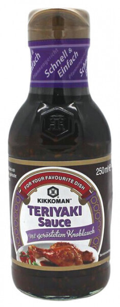 Kikkoman Teriyaki Sauce mit geröstetem Knoblauch (250 ml) ab 4,49 ...