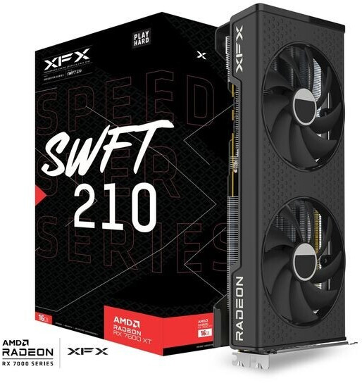 XFX Radeon RX 7600 XT Speedster SWFT 210