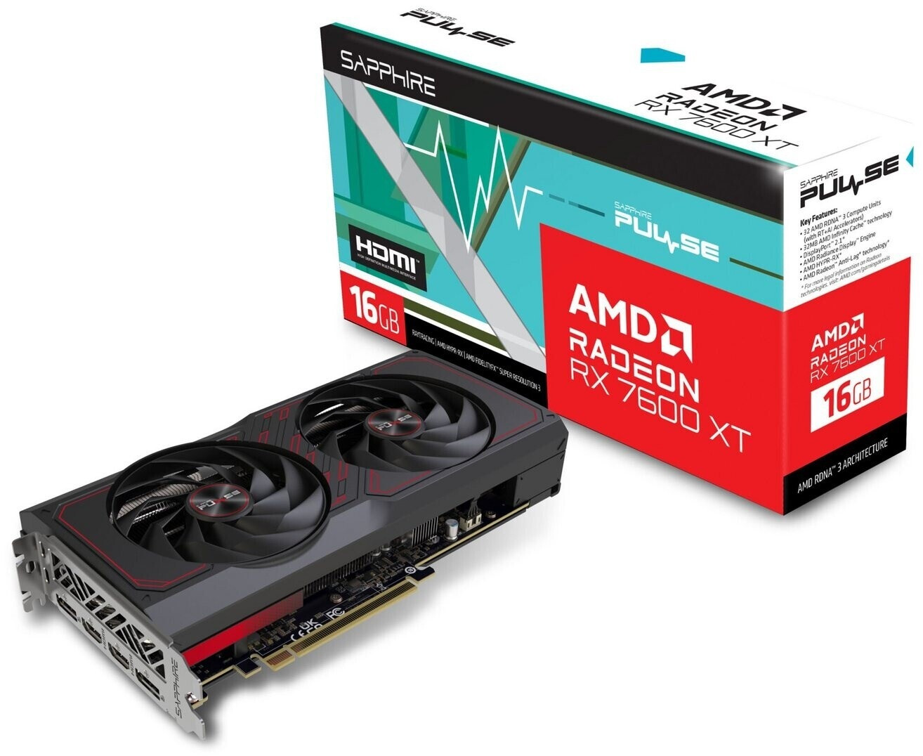 Sapphire Radeon RX 7600 XT PULSE