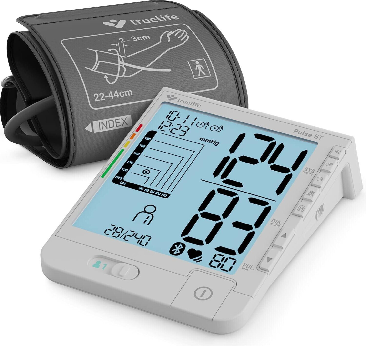 truelife Pulse BT upper arm blood pressure monitor TLPBT