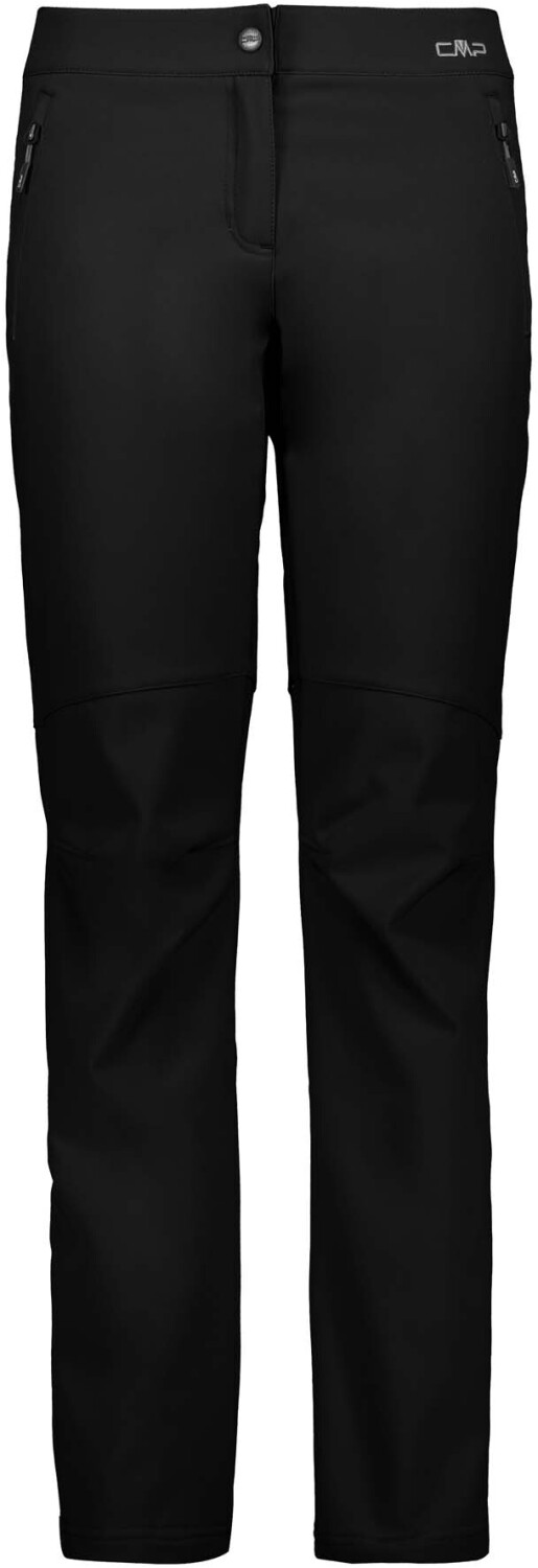 CMP Women's Slim-Fit Trousers in Softshell (30A1456) nero