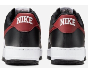 Nike air force one schwarz rot best sale