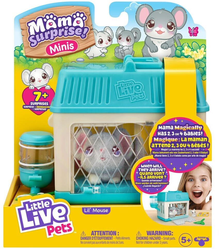 Photos - RC Robot Moose Little Live Pets Little Live Pets Mama Surprise Mini Mouse Play Set: Lil' 