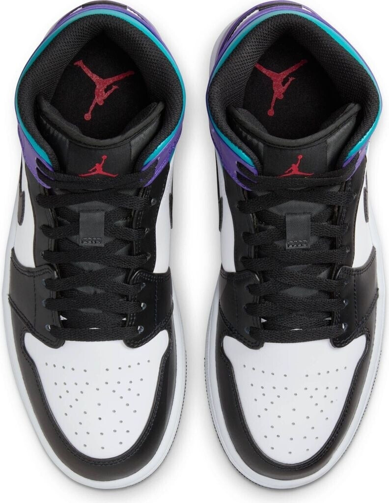 Black purple green jordans online