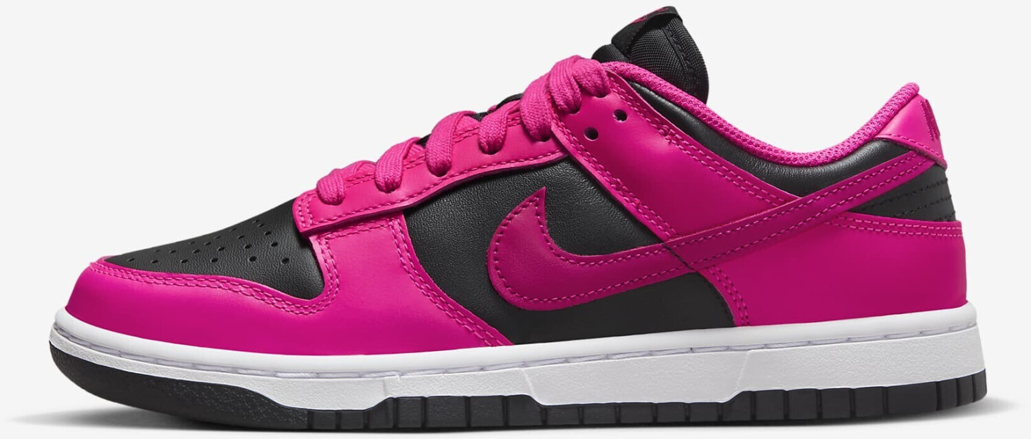 Pink and black nike dunks sale