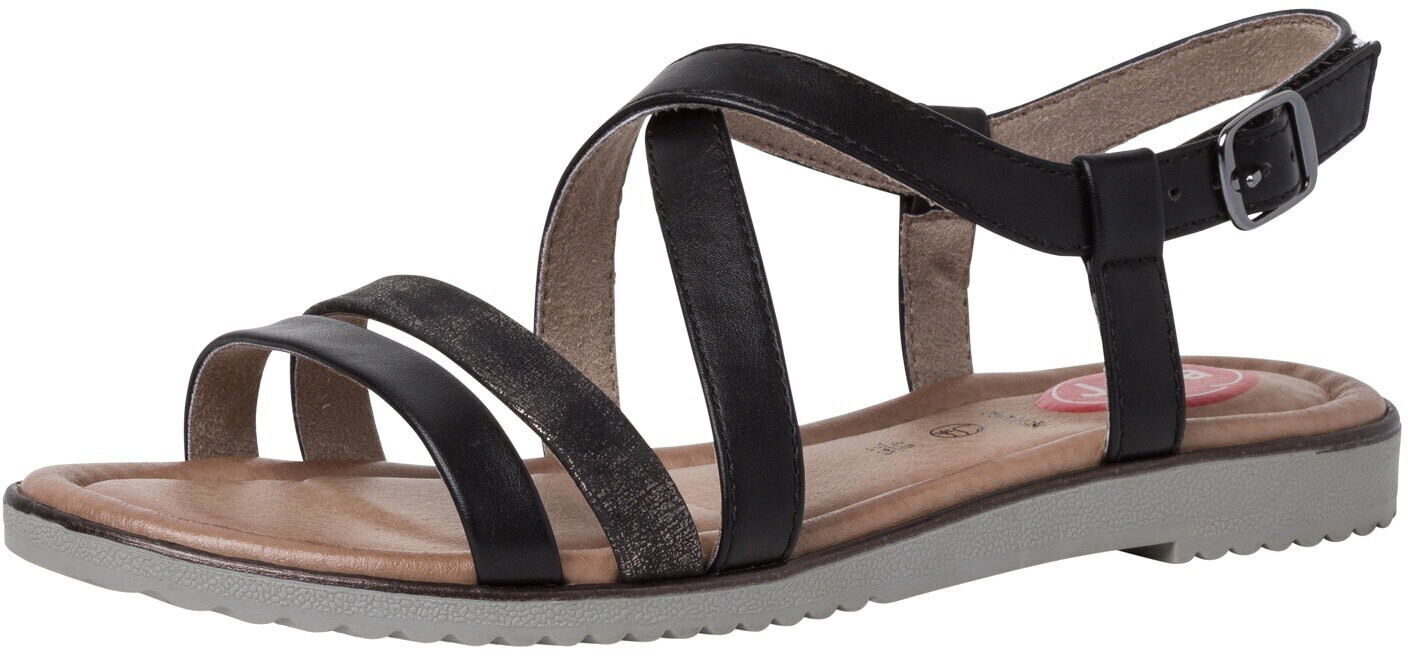 Jana Shoes Women's Sandal brown black 9340903