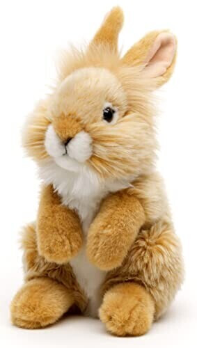 UNI-TOYS Angora rabbit beige, standing 18 cm