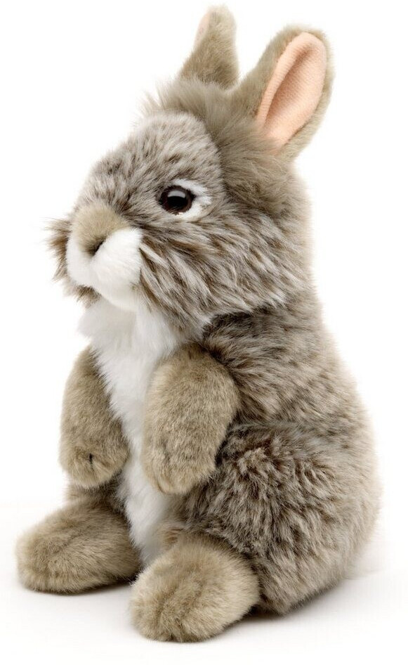 UNI-TOYS Angora rabbit gray, standing 18 cm