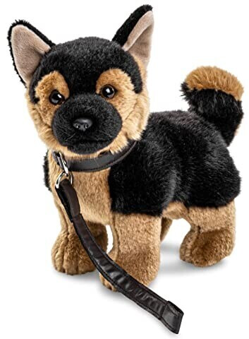 UNI-TOYS German Shepherd puppy, standing (with lead) 26 cm