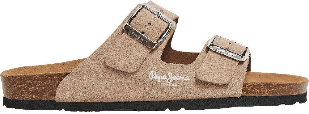 Pepe Jeans Oban Suede Sandals brown