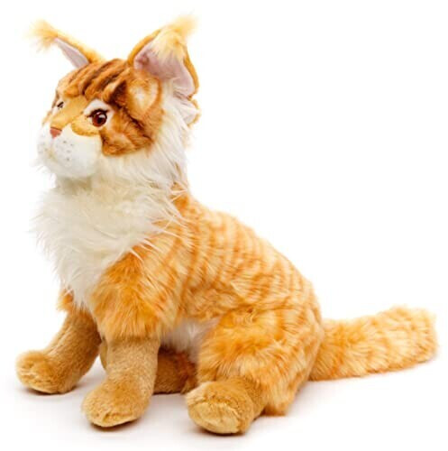 UNI-TOYS Maine Coon cat, sitting 30 cm brown