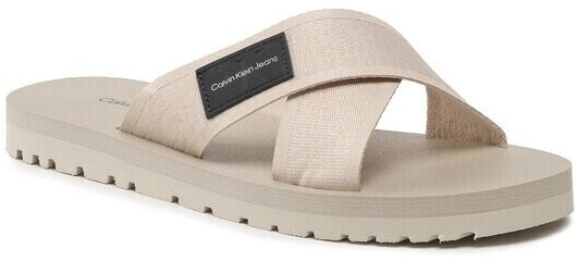 Calvin Klein Flip-flops Prefresato Crisscros Badge YM0YM00641 ecru