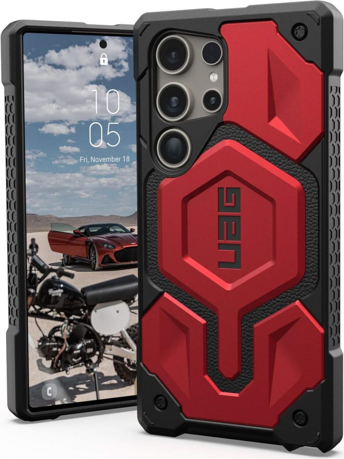Urban Armor Gear Monarch Pro Magnetic (Galaxy S24 Ultra) Crimson