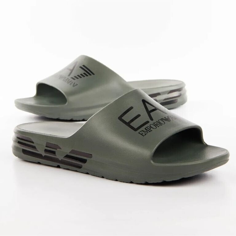 Emporio Armani Slides XBP008 XK337 T517 black