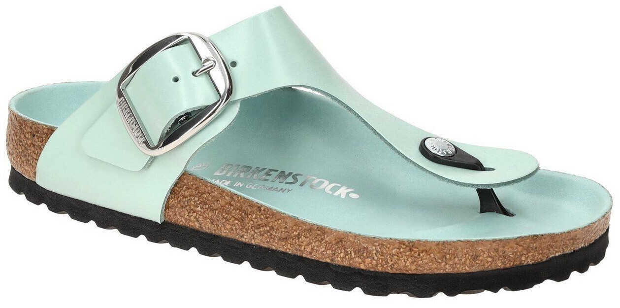 Birkenstock Gizeh Big Buckle Naturleder Lack high shine surf green normal ab 142 85 Preisvergleich bei idealo
