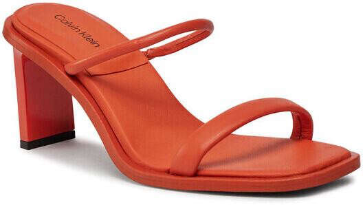 Calvin Klein Pantoletten Padded Curved Style Slide 70 red