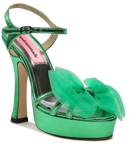 Custommade Sandals Arlina Metallic Bow green 999624047