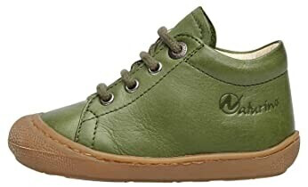 Naturino Cocoon leather walking shoes green