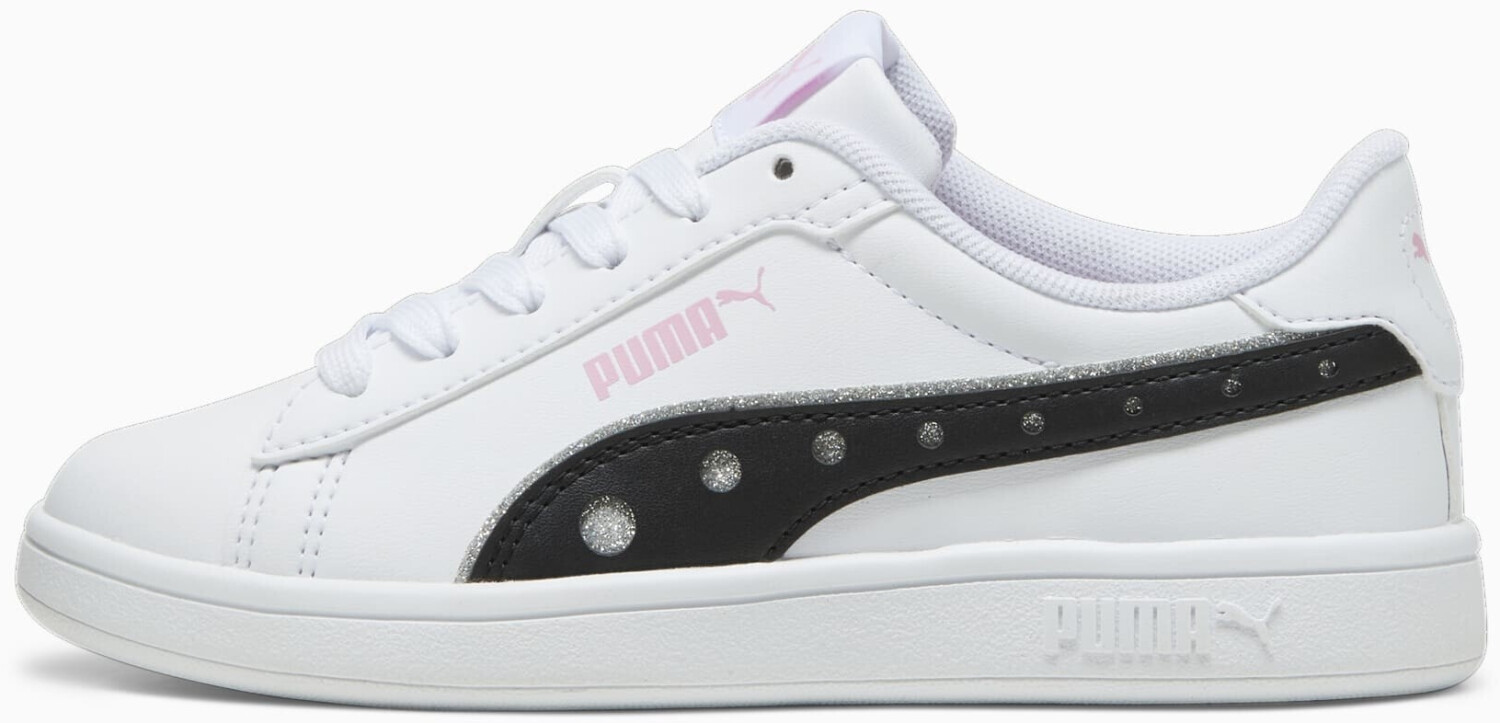 Puma Smash 3.0 Dance Party Kids puma white/puma black/pink lilac