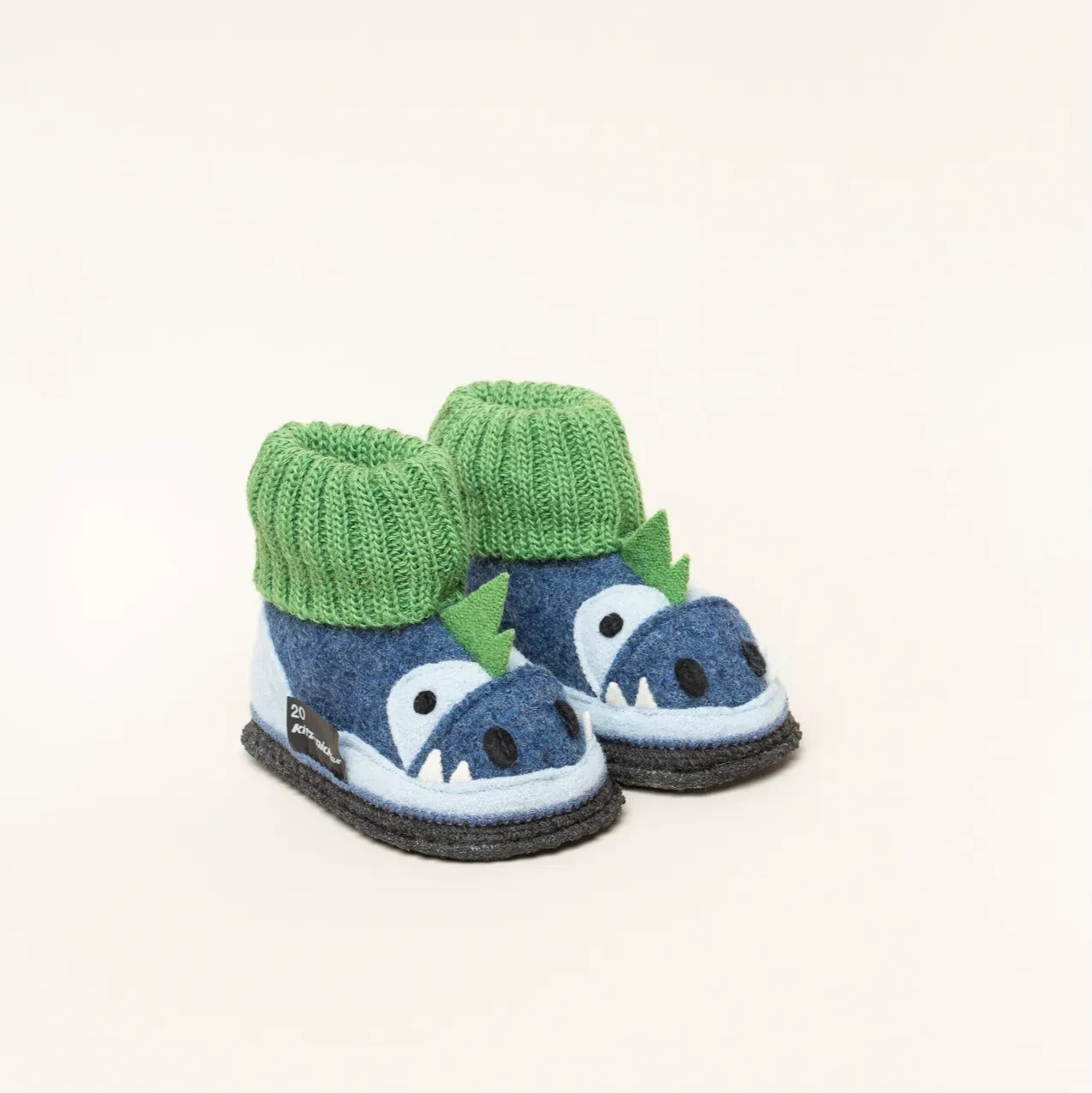 Kitz-Pichler Kauns Dago Kids Felt Slipper jeans blue atlantic