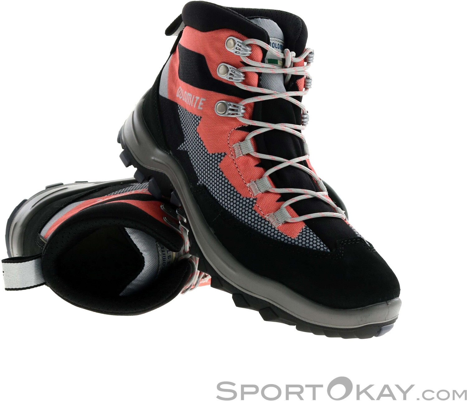 Dolomite Steinbock JR WT GTX Kids hiking shoes coral red