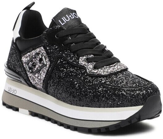 LIU Jo Sneakers Maxi Wonder Glitter BF3013 TX007 black
