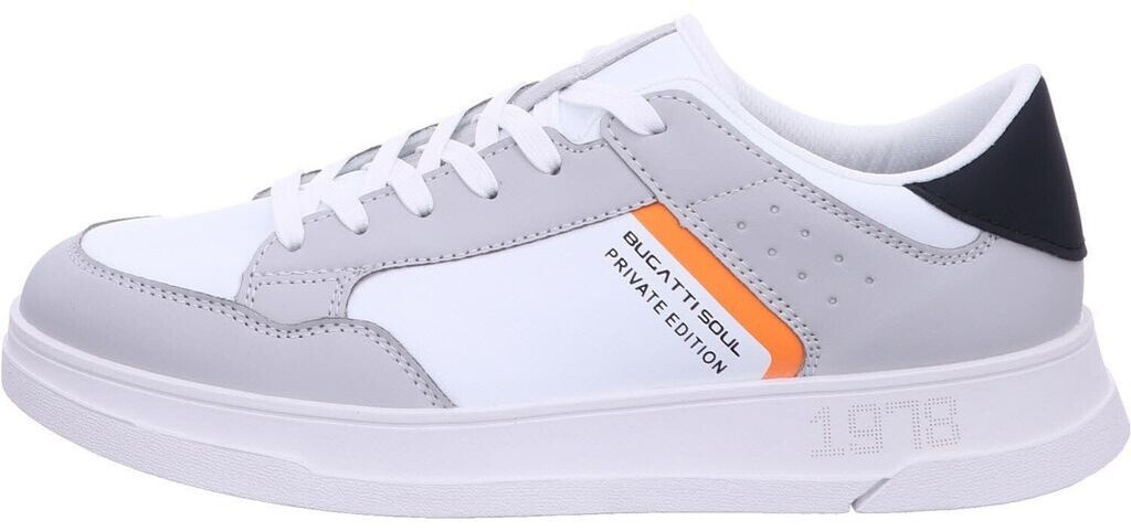 Bugatti Low Sneaker Franc Half Shoes Synthetic Leather white-combi