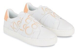 Calvin Klein CLASSIC CUPSOLE ELAST LTH Platform Sneaker white