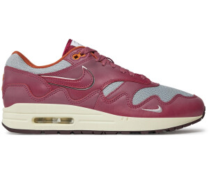 Nike Air Max 1 Patta Waves Mettallic Silver Rush Maroon ab 119 00 Preisvergleich bei idealo