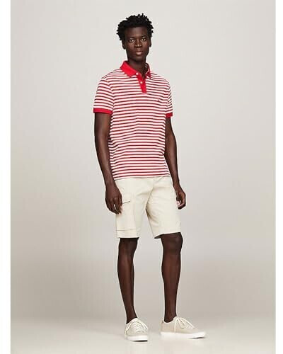 Tommy Hilfiger Hi Vulc Chambray Trainers red