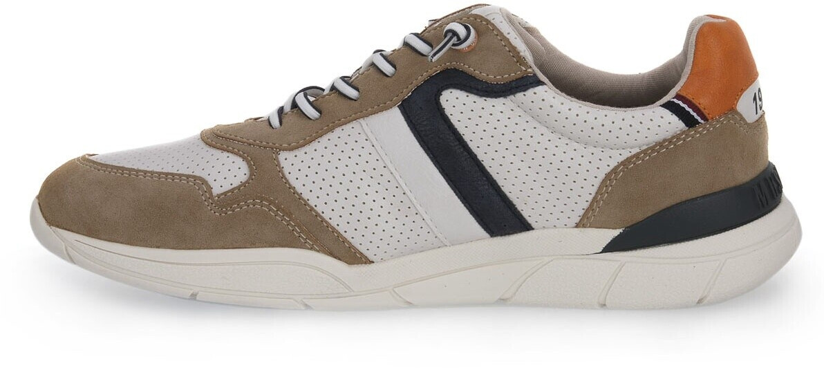 MUSTANG Slip-On Sneaker with elastic band beige