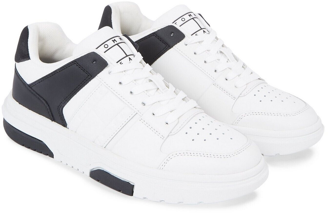 Tommy Hilfiger THE BROOKLYN LEATHER Platform Sneaker black white