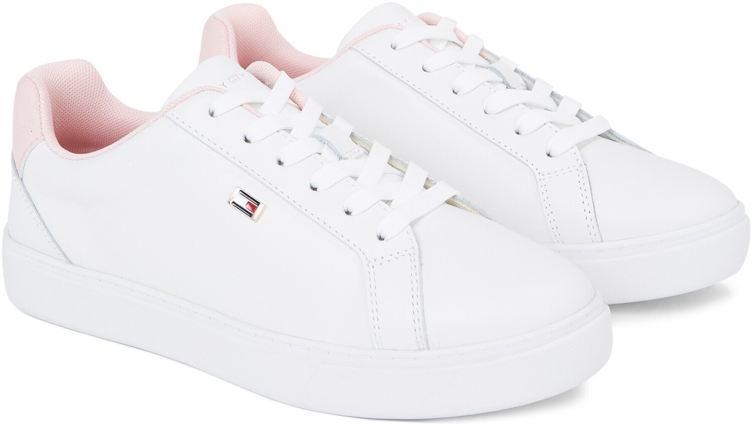 Tommy Hilfiger FLAG COURT SNEAKER platform sneaker beige pink