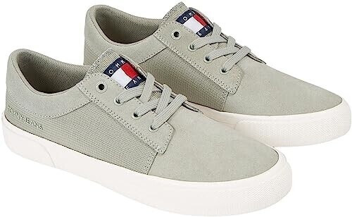 Tommy Hilfiger Vulcanized Sneaker Lace Up Shoes faded willow