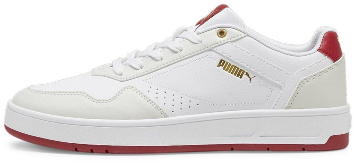 Puma Court Classic white/vapor grey/club red