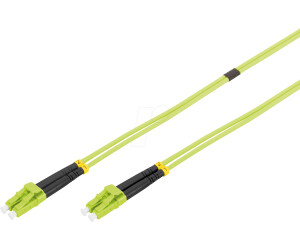 Digitus LC/LC LWL-Kabel 50/125µ OM5 1m grün