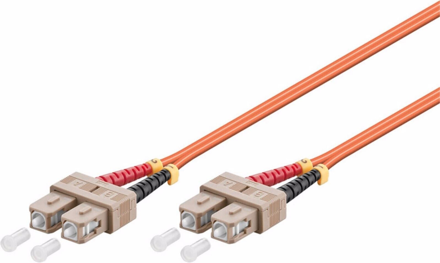 MicroConnect SC/SC Fibre Optics Cable 62,5/125µ OM1 50m Orange