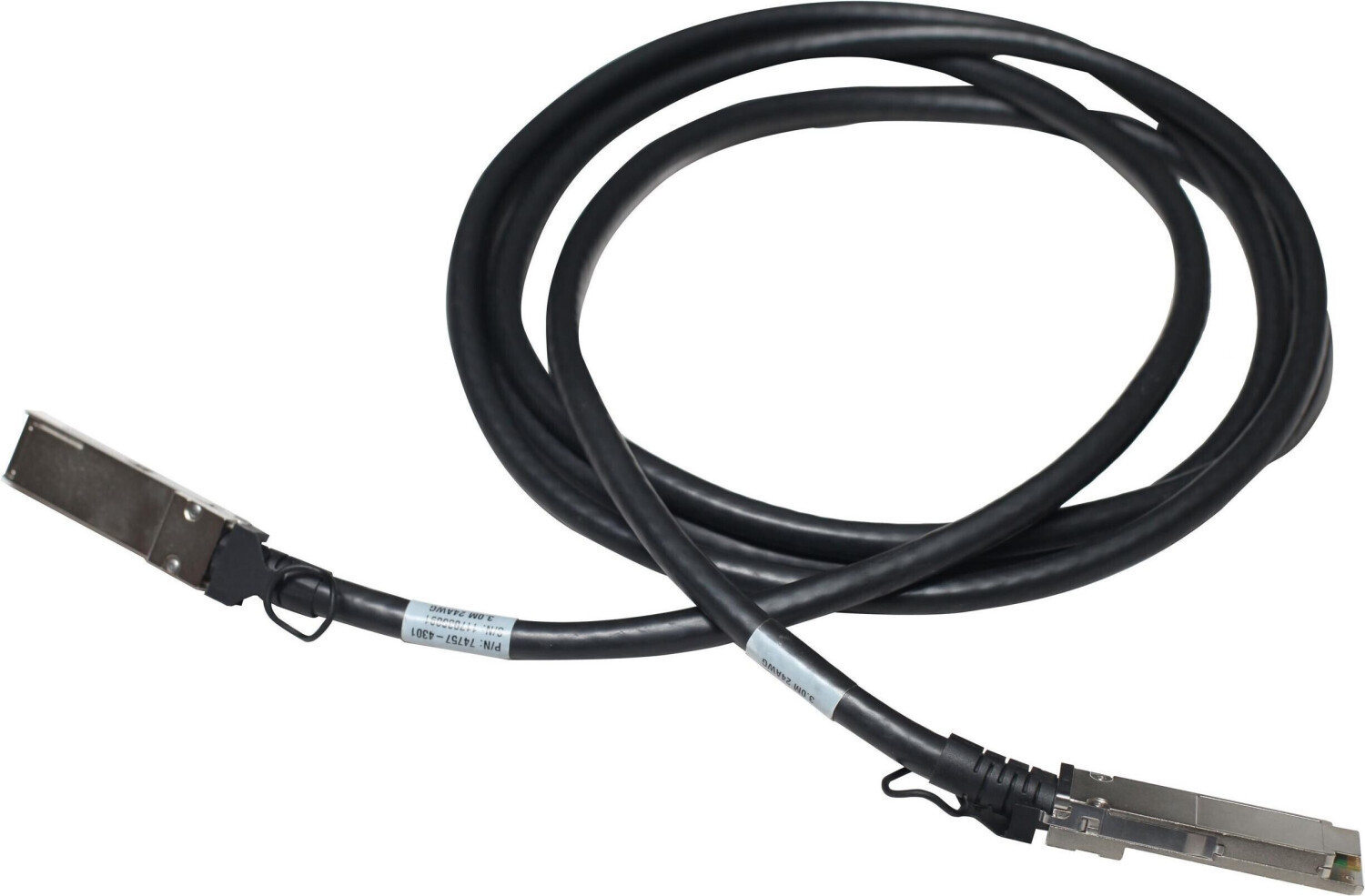 HPE QSFP+/QSFP+ Direct Attach Cable 1m Black
