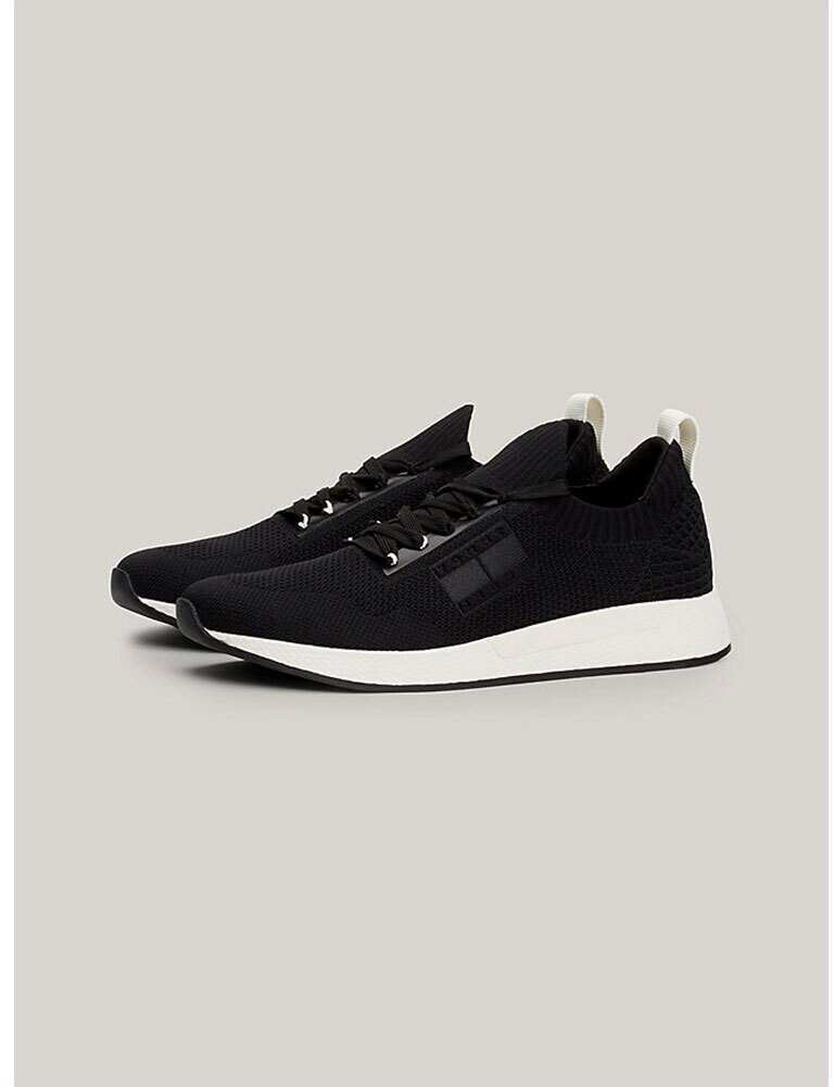 Tommy Hilfiger Elevated Runner Knitted Trainers black