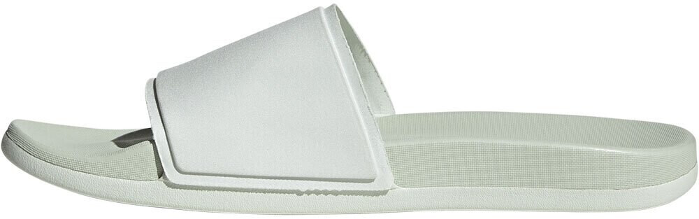 Adidas Adilette Comfort Elevated Slides white