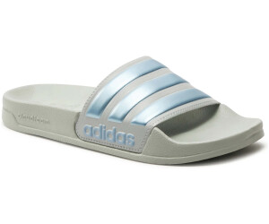 Adidas Adilette Shower Slides blau silber ab 19 95 Preisvergleich bei idealo