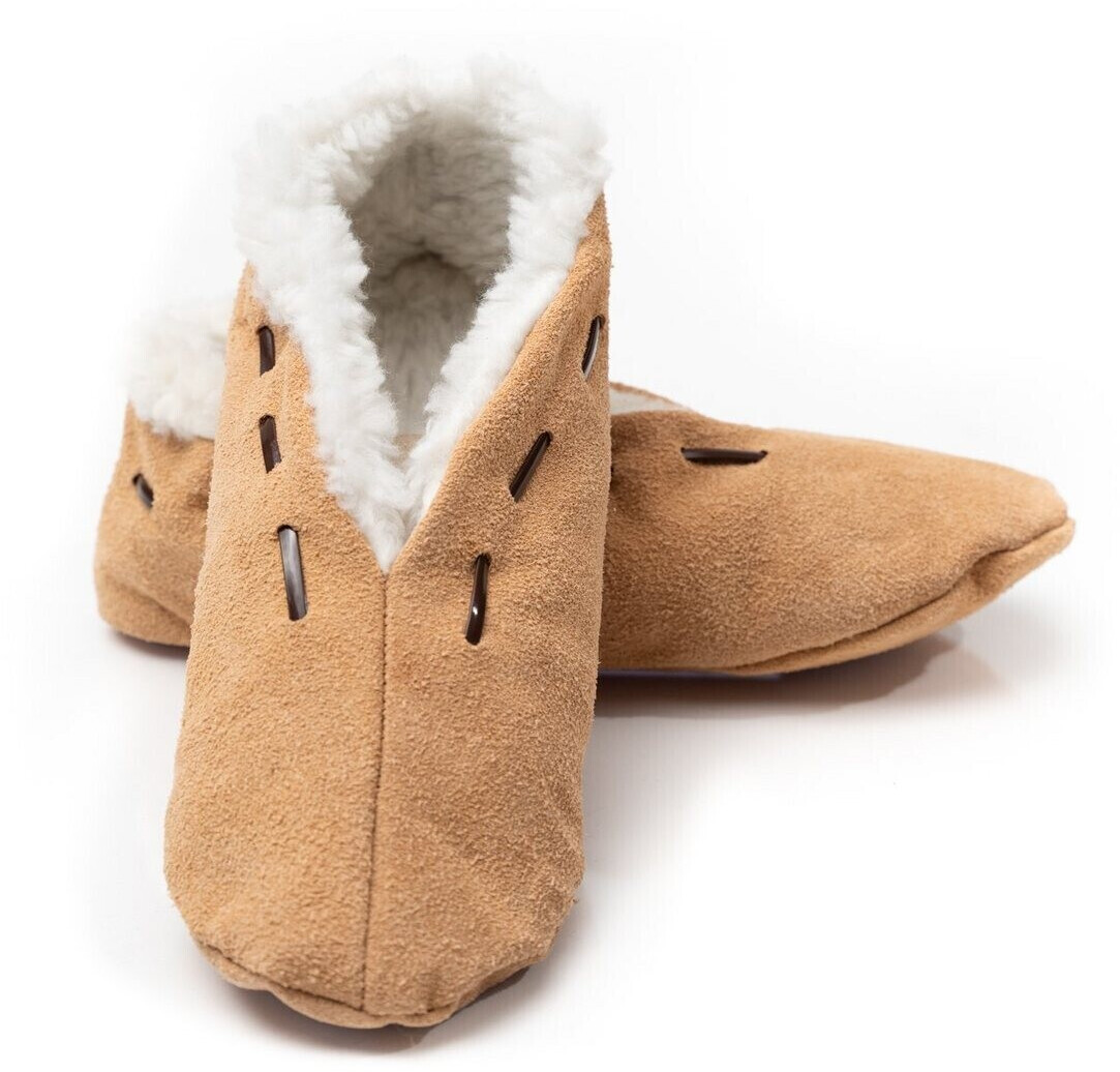 HomeOfSocks Suede Slippers Moccasins House Shoes