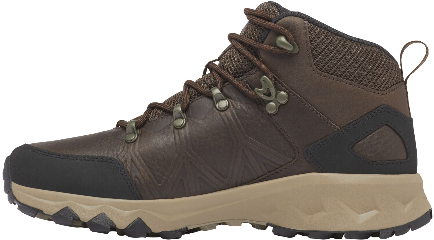 Columbia Hiking Shoes Peakfreak II Mid Outdry Leather waterproof cushioning brown
