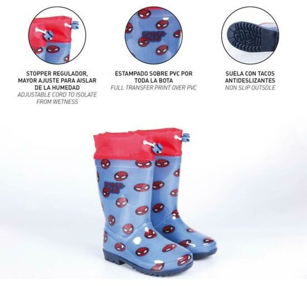 Spider Man PVC rain blue one