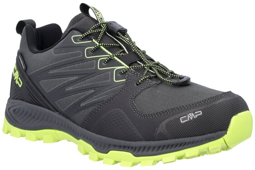 CMP Hiking Shoe ATIK WP TRAIL RUNNING SHOES waterproof black-lime