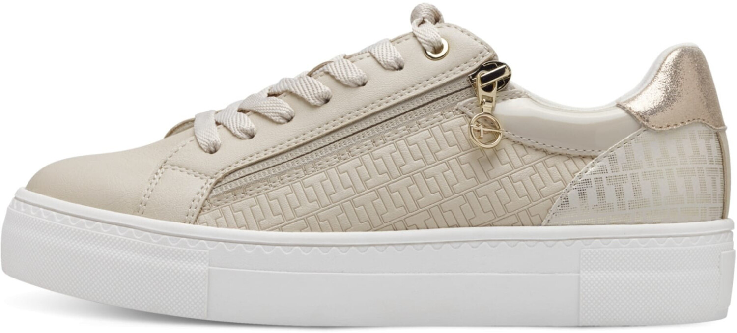 Tamaris Trainers (1-23313-41) ivory gold