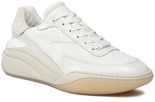 Calvin Klein Sneakers Wedge Lace Up Epi Mono HW0HW01899 white