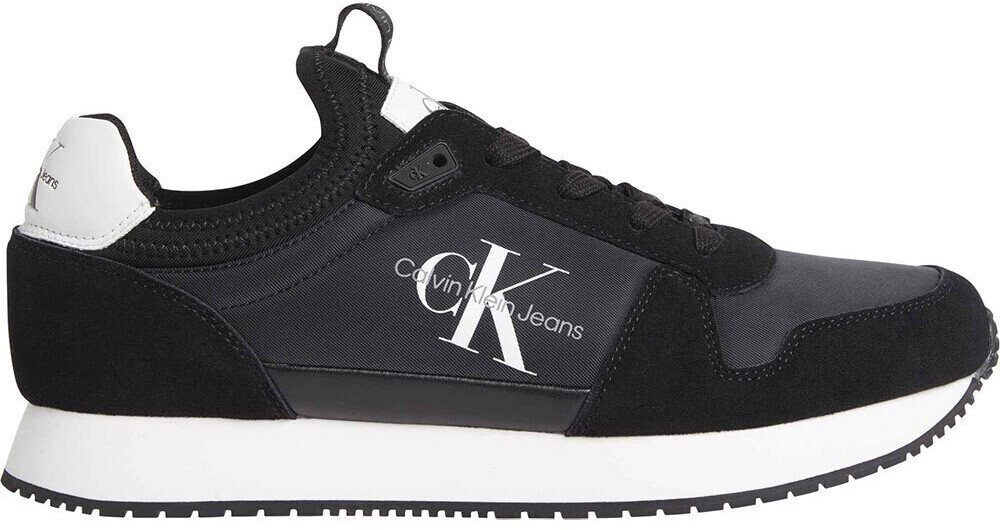 Calvin Klein Runner Sock Laceup Trainers black
