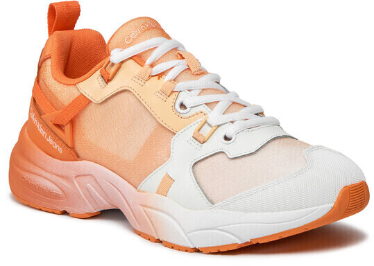 Calvin Klein Sneakers Retro Tennis Low Lace Mix Ml Sat YW0YW01307 orange