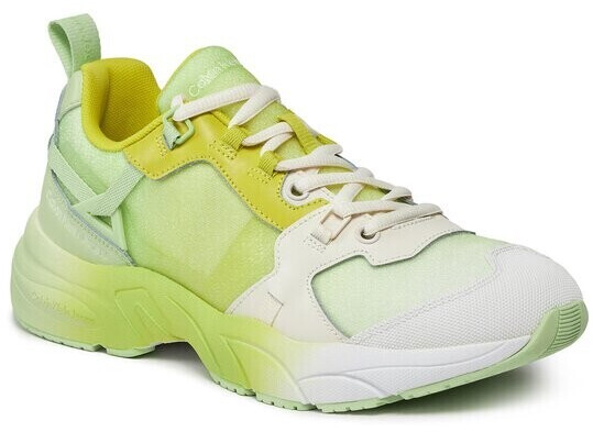 Calvin Klein Sneakers Retro Tennis Low Lace Mix Ml Sat YW0YW01307 green